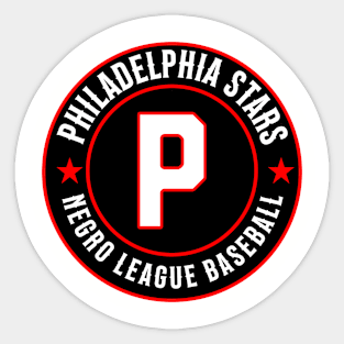 The Philadelphia Stars - Negro Leagues Baseball - Tribute Reverse Sticker